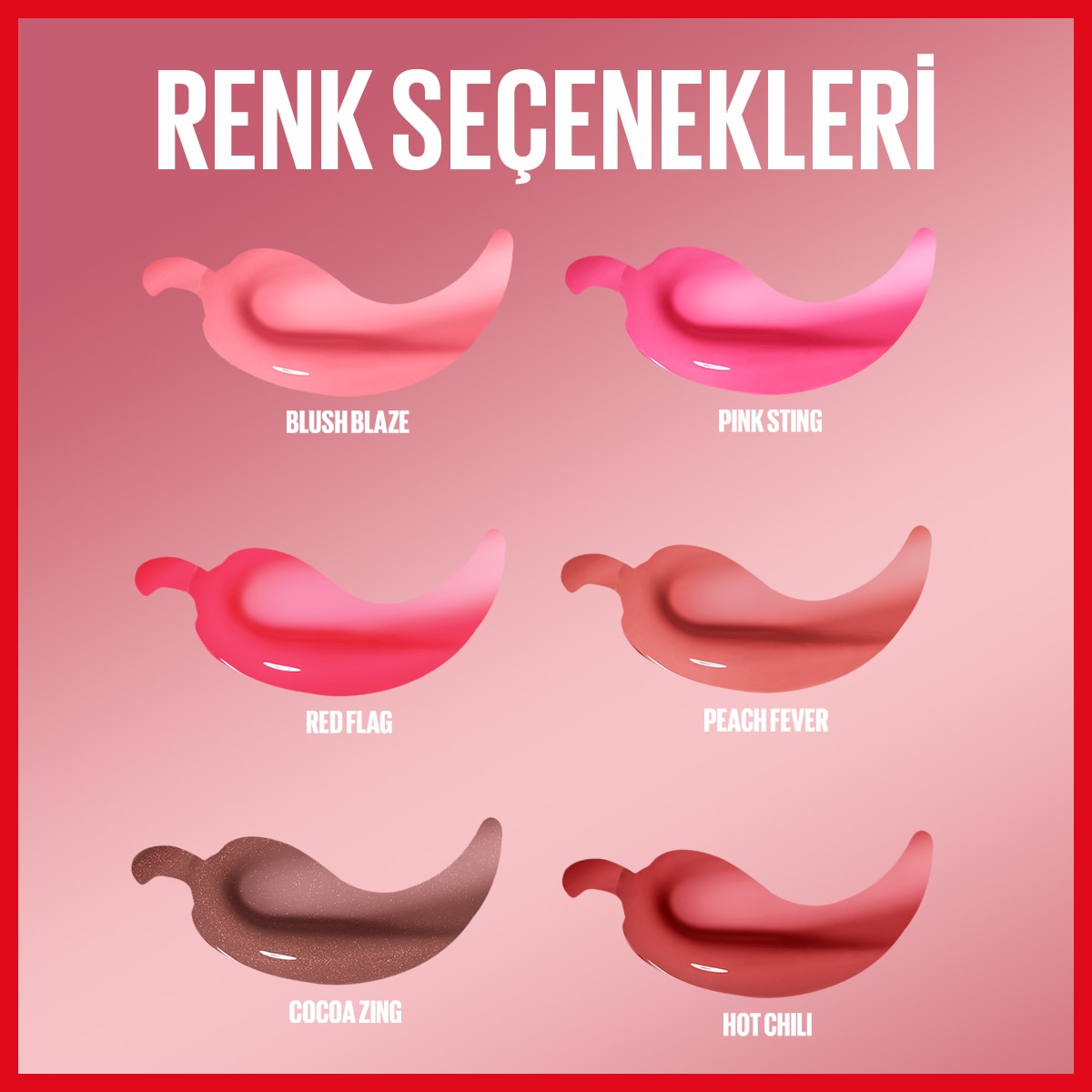  MAYBELLINE MAYBELLINE Maybelline New York Lifter Plump Dudak Parlatıcısı 006 Hot Chili  1 of 8 