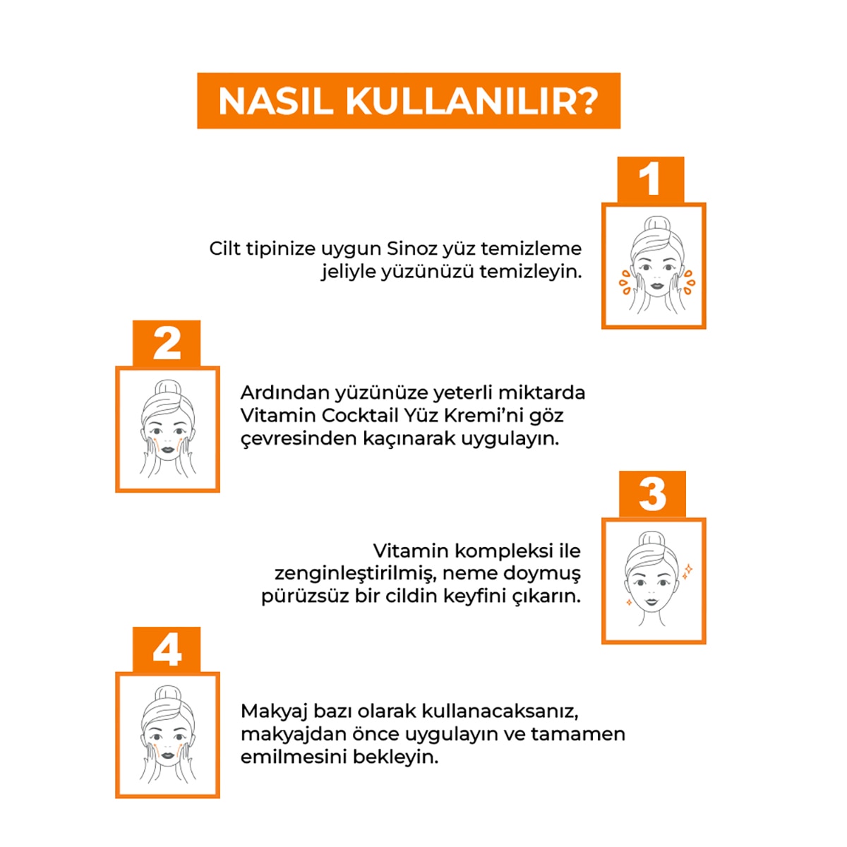  SİNOZ SINOZ Sinoz Vitamin Cocktail Nemlendirici Yüz Kremi 50 ml  1 of 6 