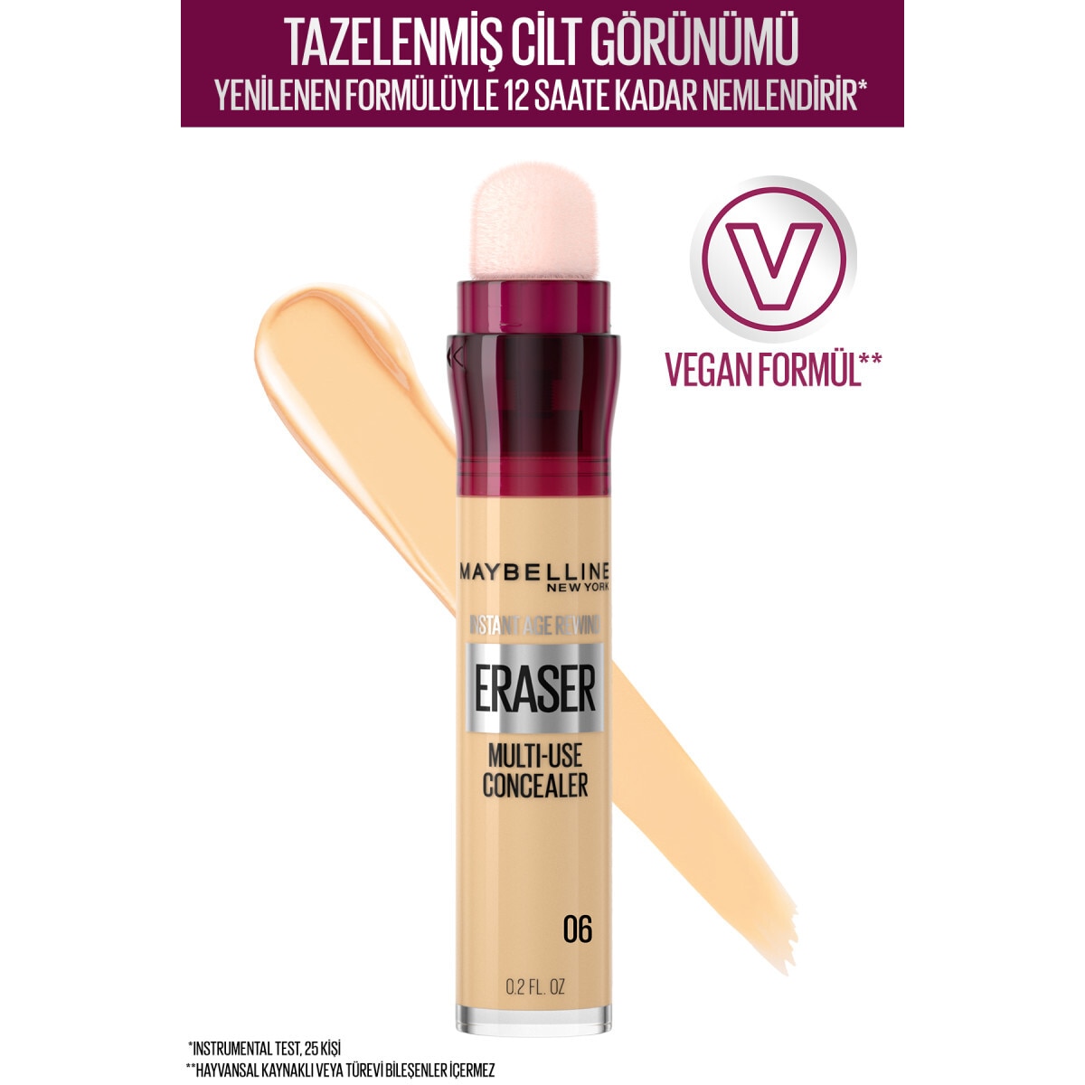 MAYBELLINE MAYBELLINE Maybelline New York Instant Anti Age Eraser Kapatıcı No: 06 Neutralizer 1 of 5