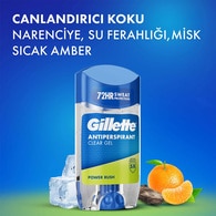  GILLETTE GILLETTE Gillette Clear Jel Power Rush Antiperspirant Deodorant 70 ml  1 of 10 