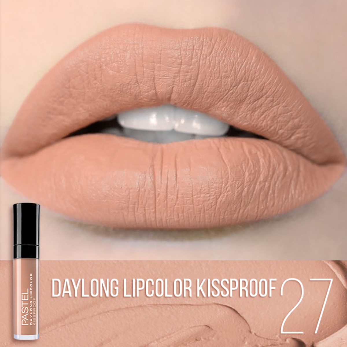  PASTEL PASTEL Pastel Daylong Lipcolor Kissproof Likit Mat Ruj 27  1 of 6 