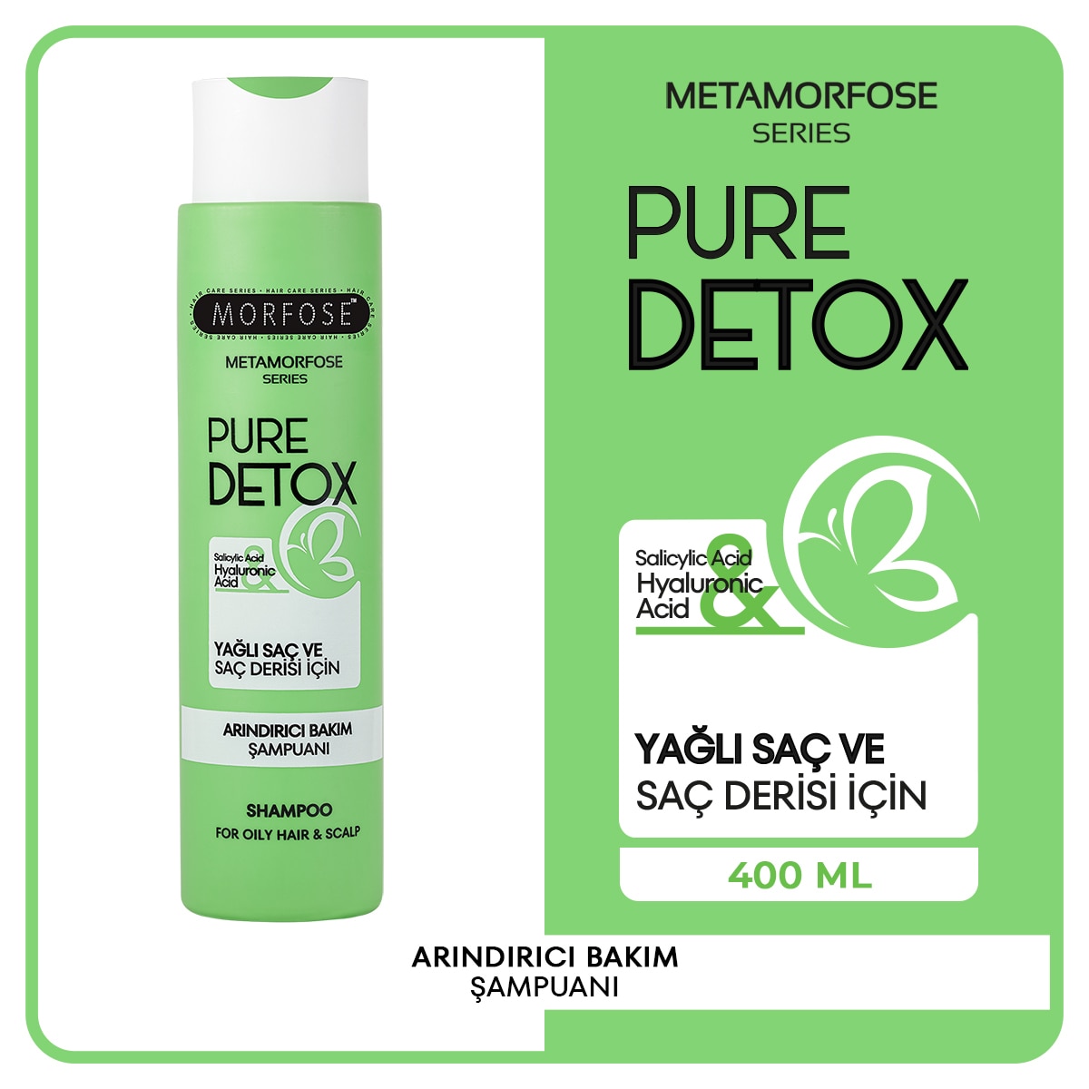 MORFOSE MORFOSE Morfose Metamorfose Arındırıcı Bakım Şampuanı 400 ml 1 of 7