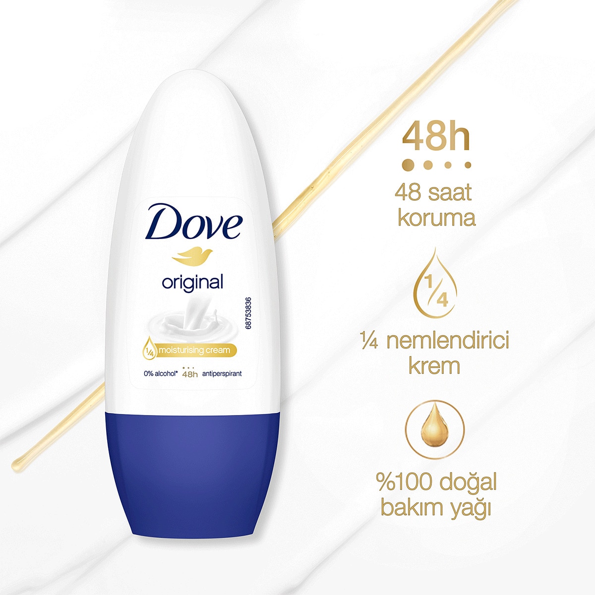  DOVE DOVE Dove Original Roll On 50 ml  1 of 5 