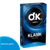  OKEY OKEY Okey Klasik Prezervatif 10 Adet  1 of 1 