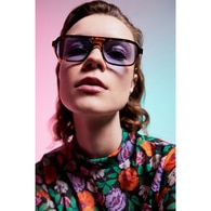 Aqua Di Polo 1987 Unisex Retro Leopar Güneş Gözlük APSS074701