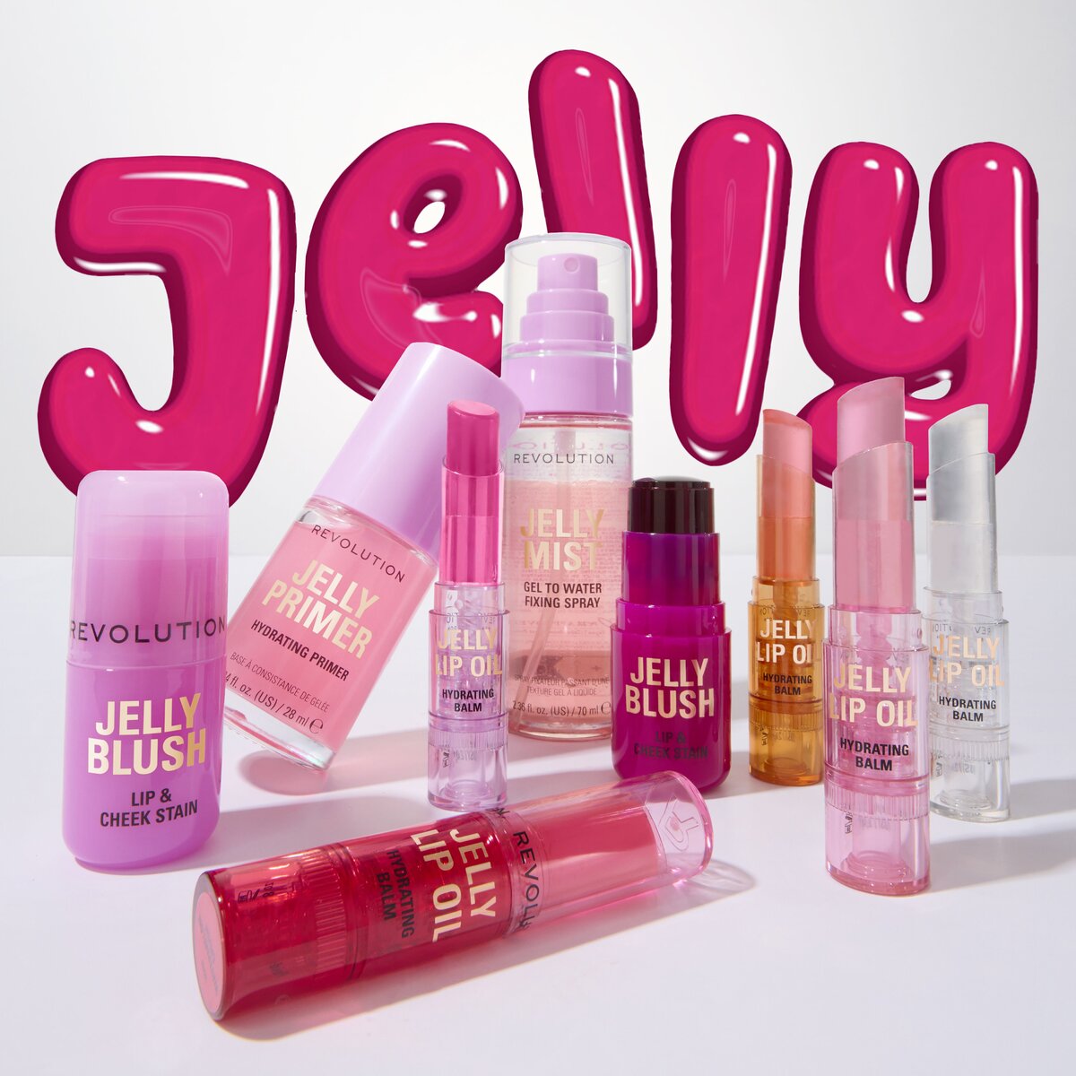  REVOLUTION REVOLUTION Revolution Jelly Crystal Clear Ph Dudak Yağı  1 of 3 