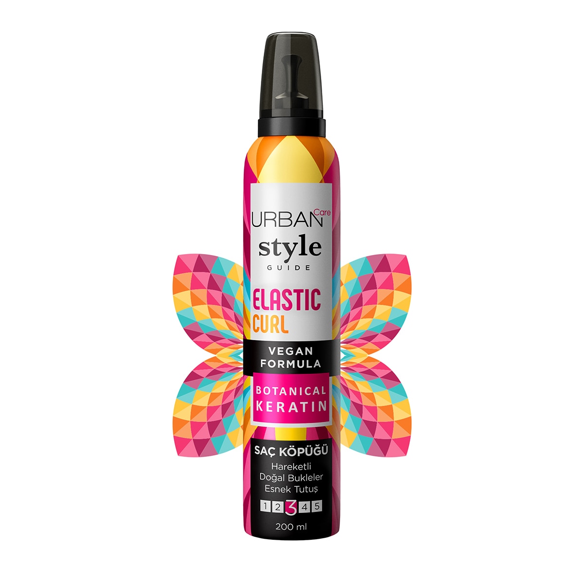  URBAN CARE URBAN CARE Urban Care Style Guide Saç Köpüğü Elastic Curl 200 ml  1 of 4 