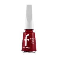  FLORMAR FLORMAR Flormar Quick Dry Hızlı Kuruyan İnce Yapılı & Parlak Bitişli Oje No: QD 06 Fiery Red  1 of 3 
