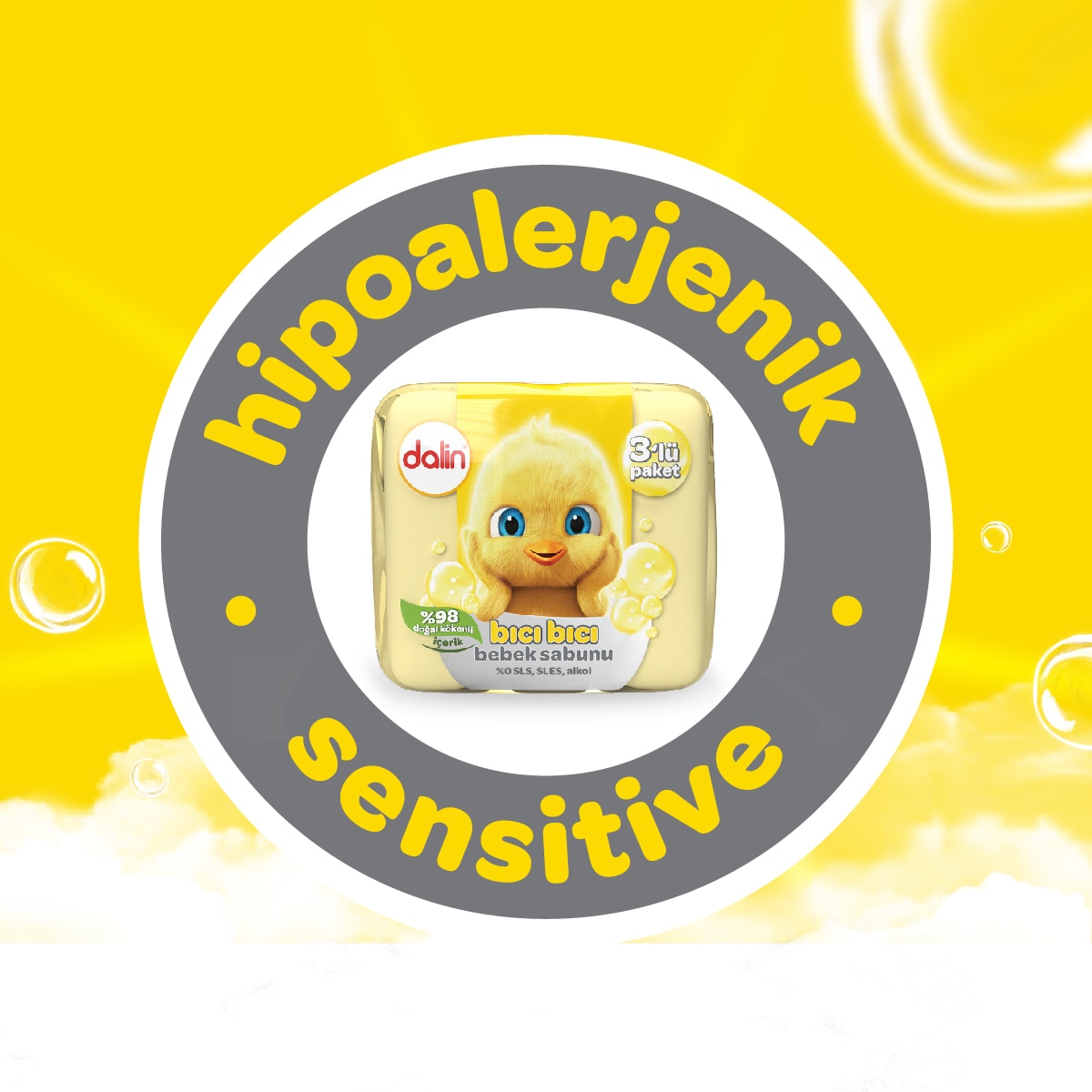  DALİN DALİN Dalin Klasik Katı Sabun 3x75 g  1 of 6 