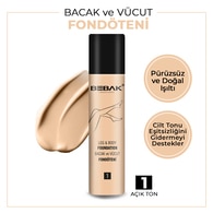 Bebak Bacak ve Vücut Fondöteni 1 Numara Light 75 ml