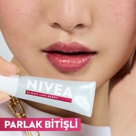 NIVEA LIP CARE NIVEA LIP CARE Nivea SPF30 Glowy Lips Berry Nemlendirici Dudak Parlatıcısı ve Bakım Kremi 10 ml 1 of 7