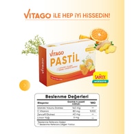 Vitago Pastil Vitamin C İzlanda Yosun Zencefil 16'lı