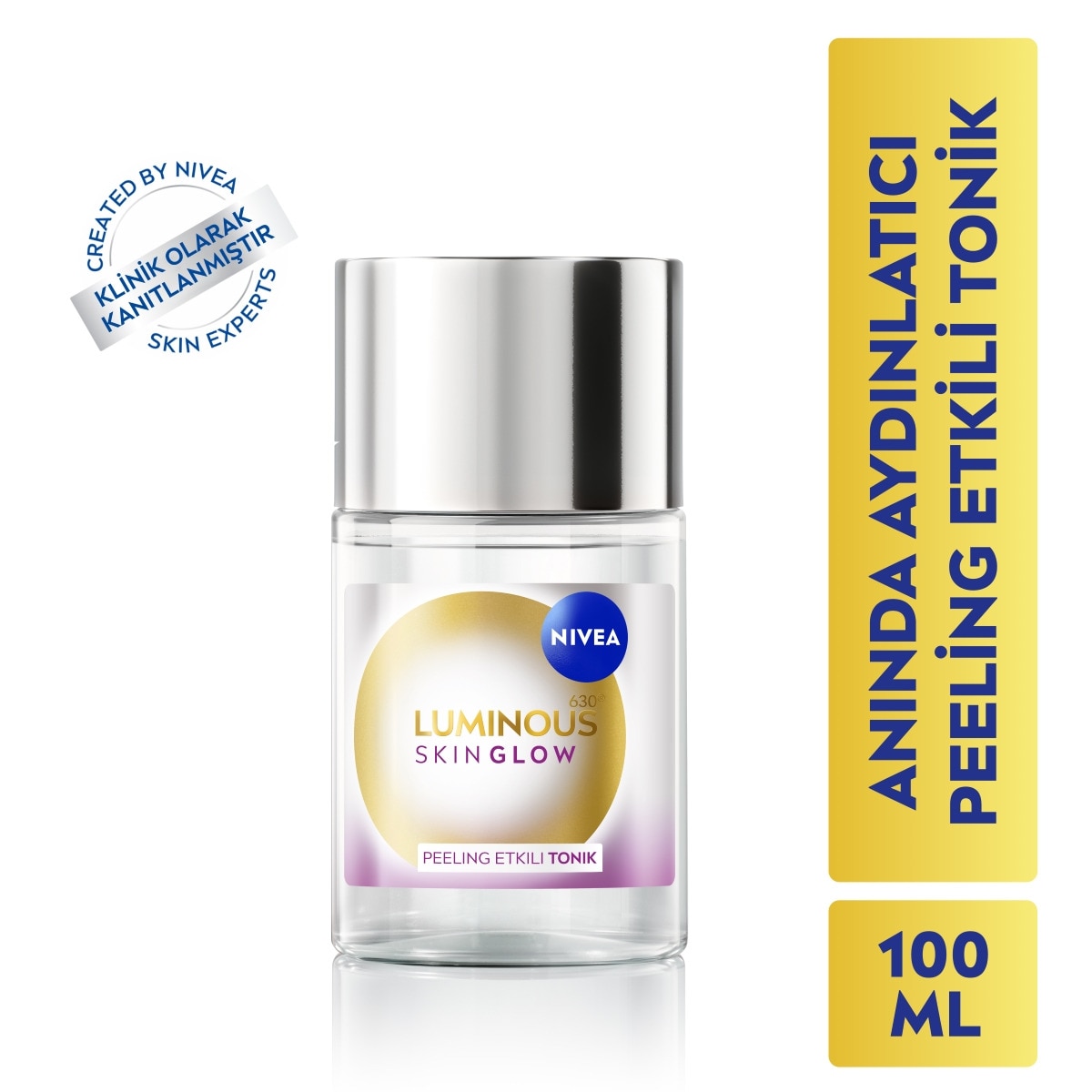  NIVEA VISAGE NIVEA VISAGE Nivea Luminous630 Skin Glow Peeling Etkili Tonik 100 ml, Eşit Cilt Tonu  1 of 1 Nivea Luminous630 Skin Glow Peeling Etkili Tonik 100 ml, Eşit Cilt Tonu