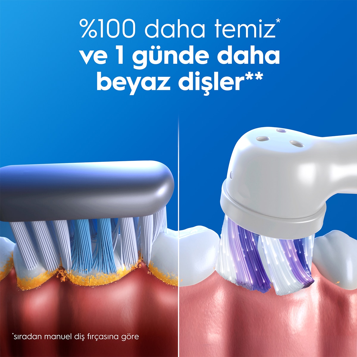  ORAL-B ORAL-B Oral-B Poch Brush IO 3 Beyazlatıcı Şarjlı Diş Fırçası  1 of 8 