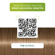 Palette Kalıcı Doğal Renkler Saç Boyası 7-0 Kumral