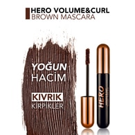 Flormar Hero Volume&Curl Brown Maskara