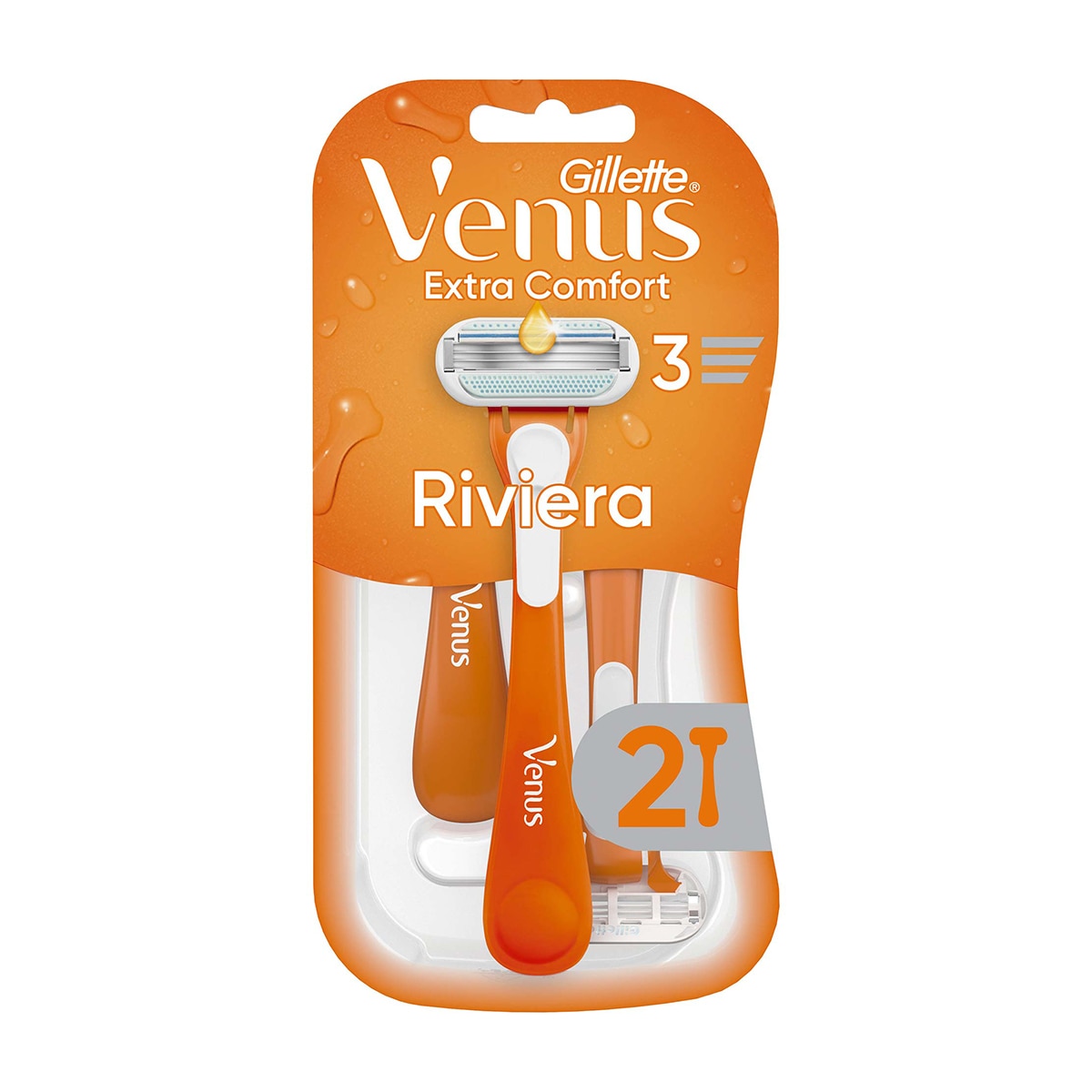 GILLETTE VENUS GILLETTE VENUS Gillette Venus Riviera Kullan At Kadın Tıraş Bıçağı 2'li 1 of 11
