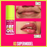 Nyx Professional Makeup Fat Oil Lip Drip Parlatıcı Dudak Yağı Supermodel