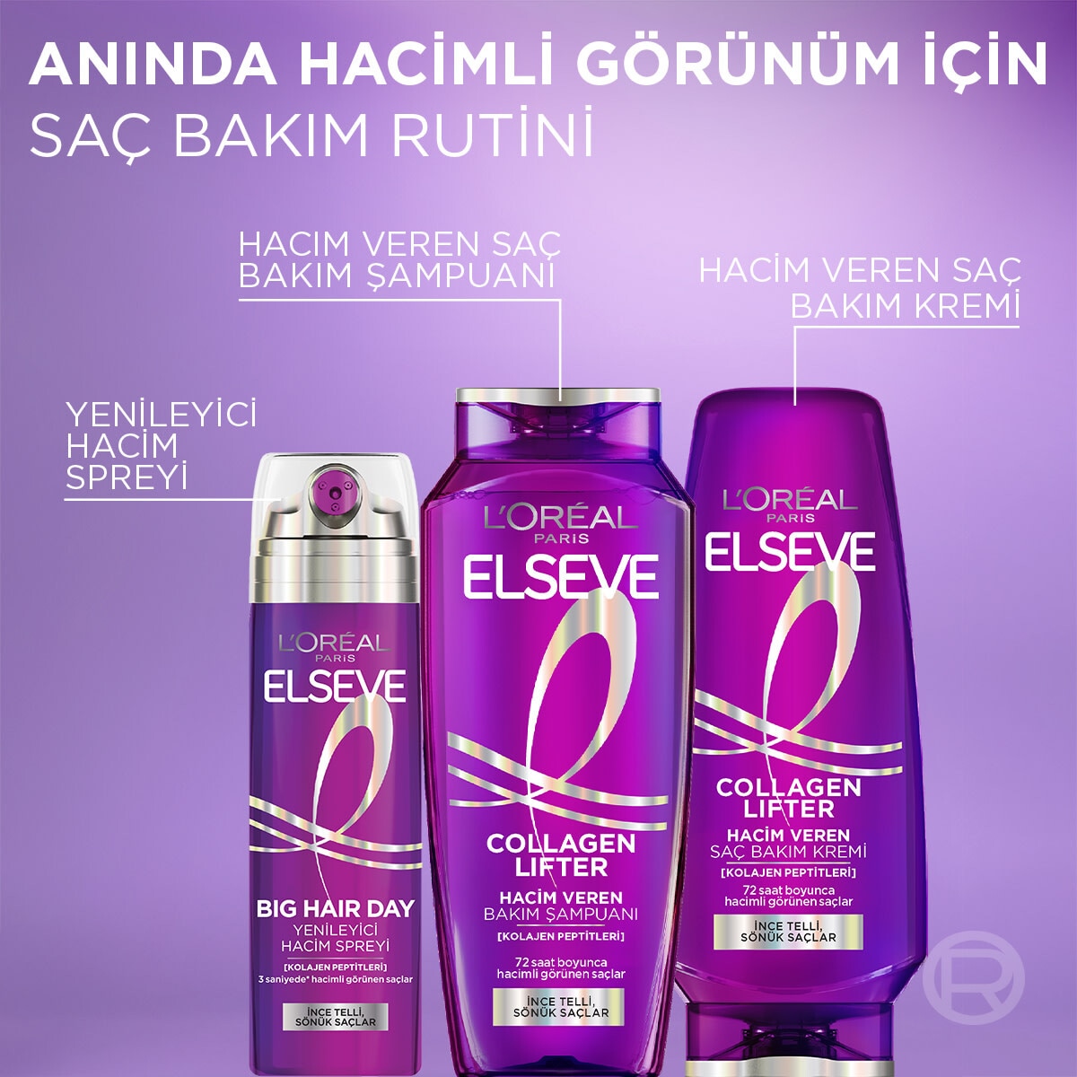 ELSEVE ELSEVE L'Oreal Paris Elseve Collagen Lifter Saç Kremi 250 ml 1 of 8