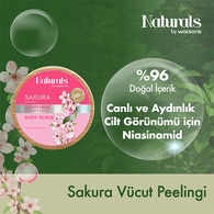  NATURALS BY WATSONS NATURALS BY WATSONS Naturals By Watsons Sakura Vücut Scrub 200 g  1 of 3 