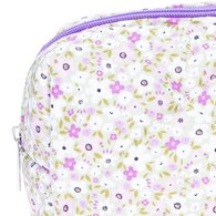  MIINE MIINE Miine Makyaj Çantası Büyük Kapitone Mor Çiçekli  1 of 4 