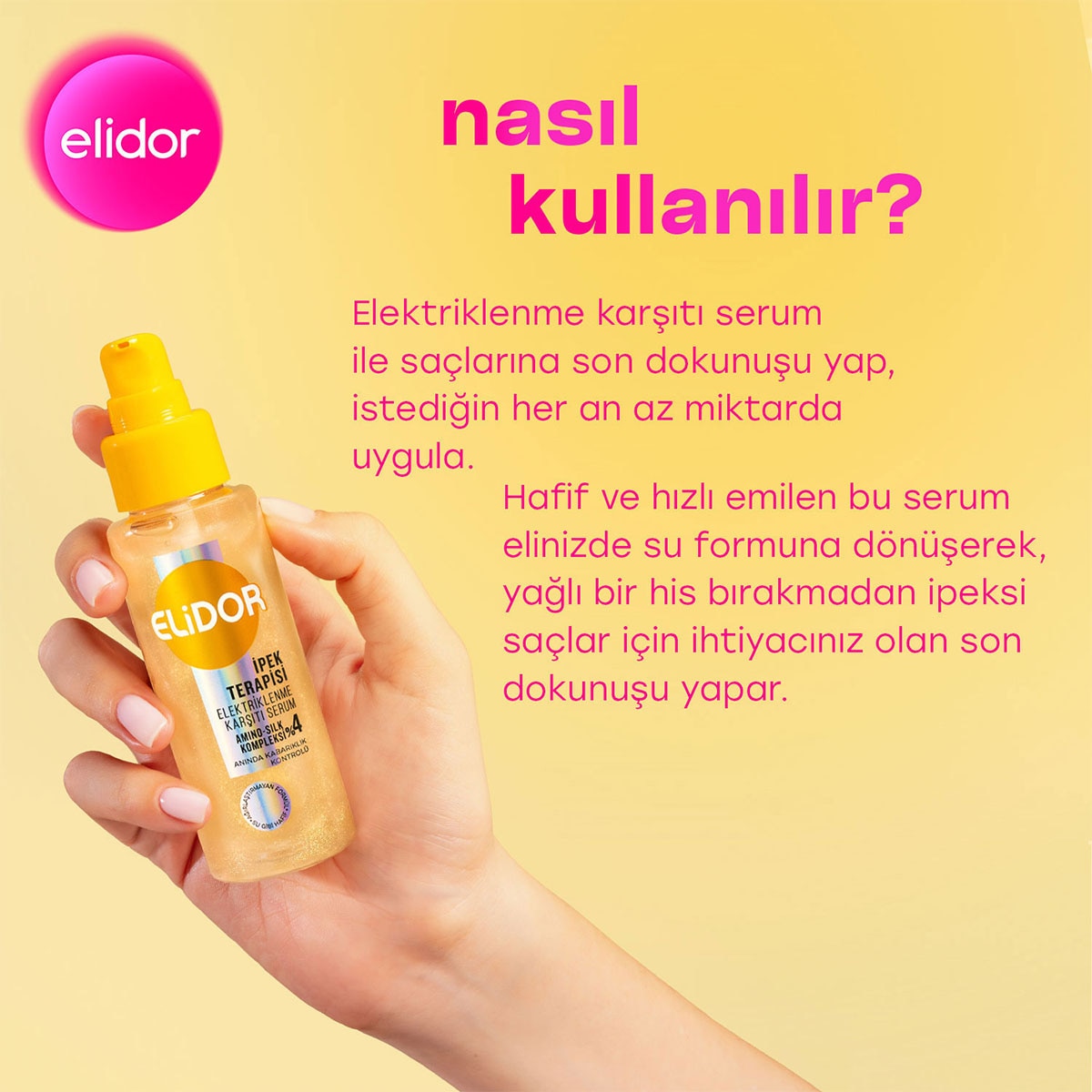 ELİDOR ELİDOR Elidor Serum Elektriklenme Karşıtı İpek Terapi 80 ml 1 of 10