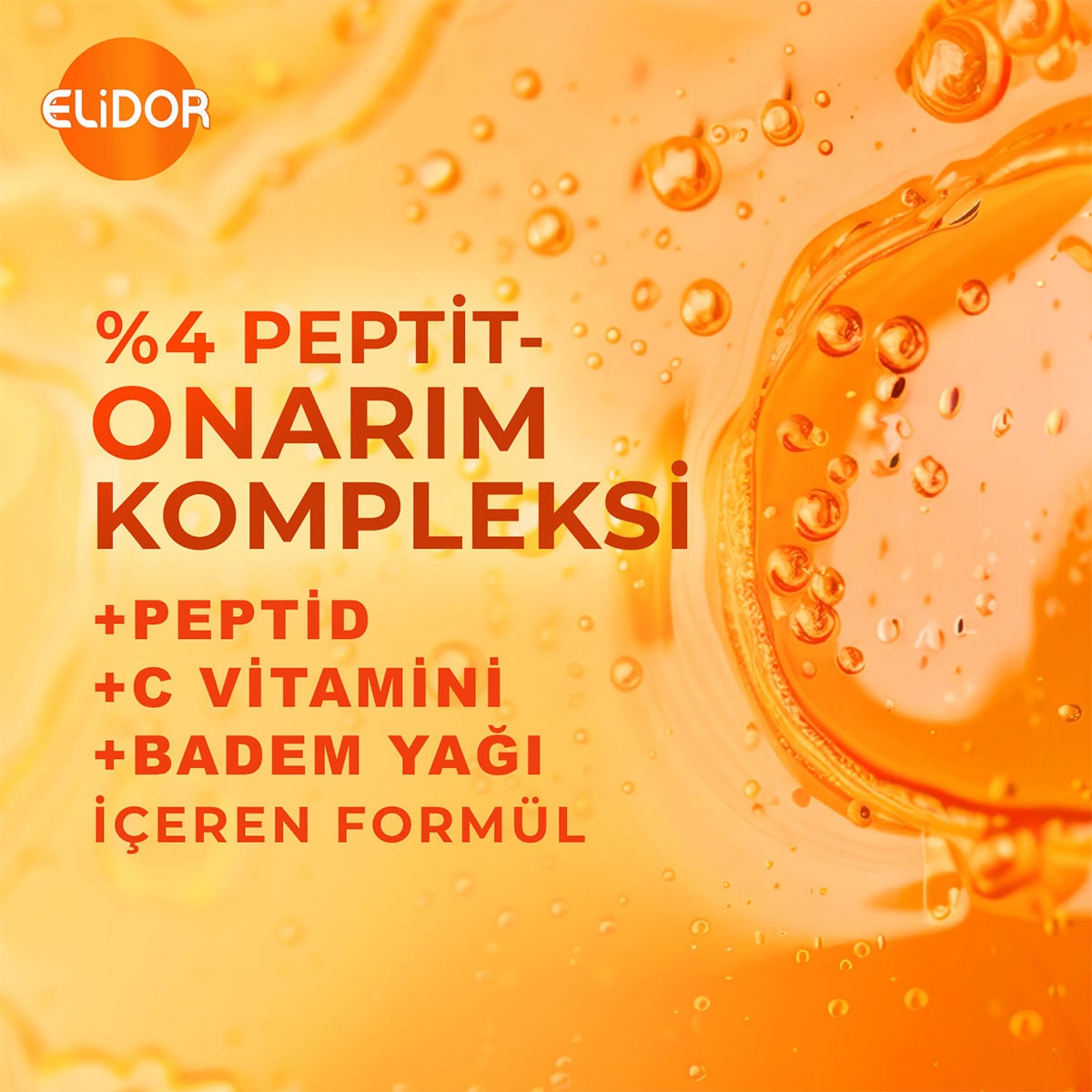 ELİDOR ELİDOR Elidor Superblend Sıvı Saç Bakım Kremi Anında Onarıcı C Vitamini Keratin Seramid 200 ml 1 of 7