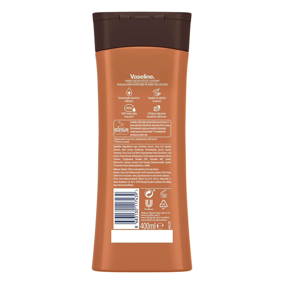  VASELINE VASELINE Vaseline Kakao Işıltısı Vücut Losyonu 400 ml  1 of 10 