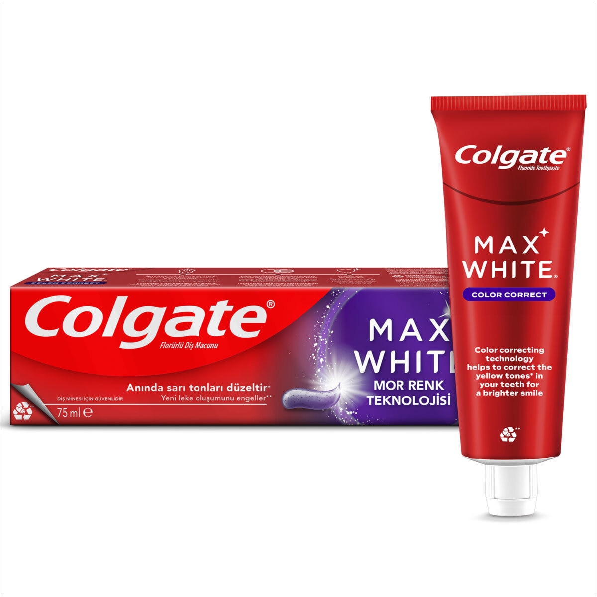 COLGATE COLGATE Colgate Max White Mor Diş Macunu 75 ml 1 of 9