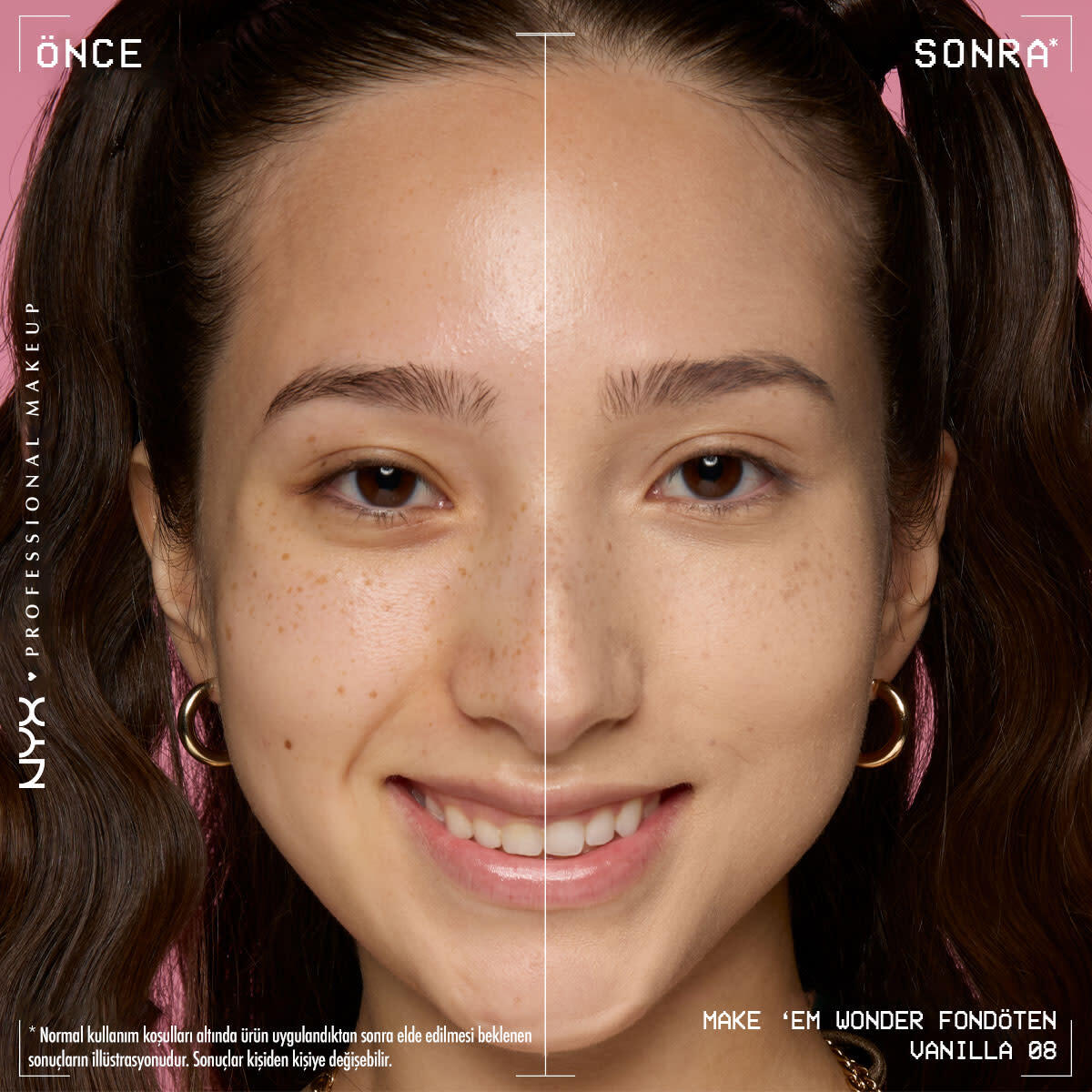  NYX NYX Nyx Professional Makeup Make em Wonder Fondöten 08 Vanilla  1 of 10 