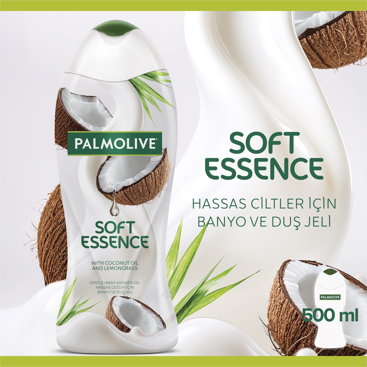  undefined PALMOLIVE Palmolive Soft Essence Hindistan Cevizi Duş Jeli 500 ml  1 of 4 