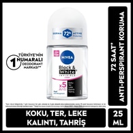 NIVEA KADIN MİNİ ROLL ON BLACK&WHITE 25 ML