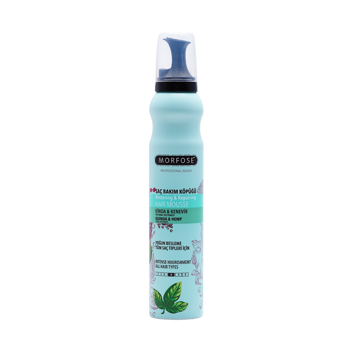 MORFOSE MORFOSE EXC. Morfose Saç Bakım Köpüğü Kinoa&Kenevir 200 ml 1 of 5