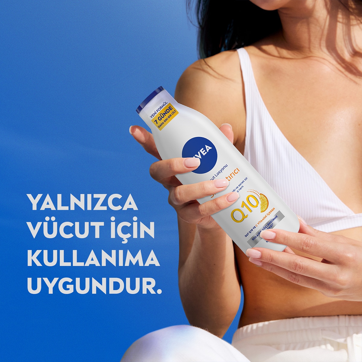  NIVEA BODY NIVEA BODY NIVEA Q10 Sıkılaştırıcı ve Nemlendirici Vücut Bakım Losyonu 250ml, C Vitamini  1 of 7 