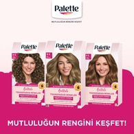 PALETTE PALETTE Palette Işıltılı Transparan Renkler Bal Köpüğü 8-0 1 of 9