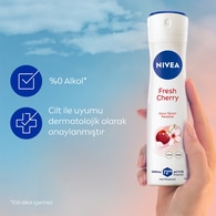 NIVEA DEO NIVEA DEO Nivea Kadın Sprey Deodorant Fresh Cherry 150 ml 1 of 7