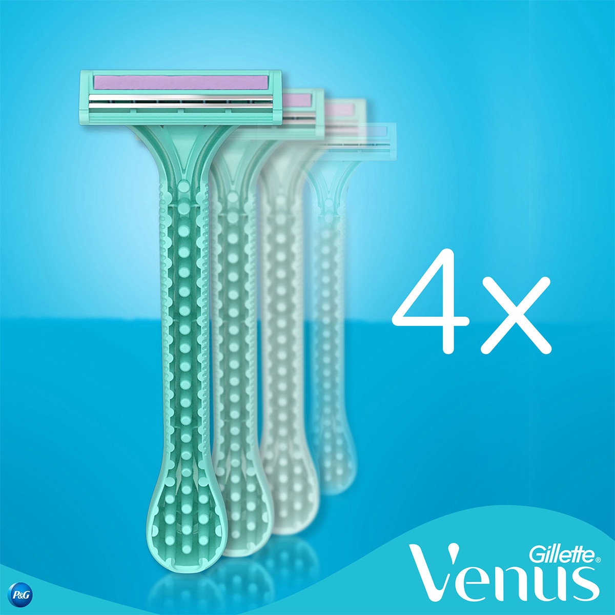 GILLETTE VENUS GILLETTE VENUS Gillette Venus Kullan At Tıraş Bıçağı 4'lü Paket 1 of 7