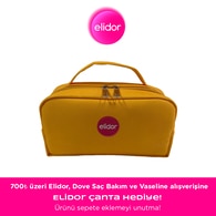 ELİDOR ELİDOR 700₺ ve üzeri Elidor, Dove Saç Bakım ve Vaseline alışverişine Elidor Çanta HEDİYE!