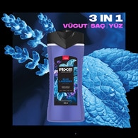 Axe Premium Collection Duş Jeli Blue Lavender 3in1 Vücut Saç Yüz 300 ml