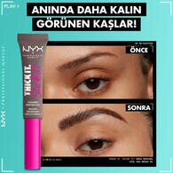 Nyx Professional Makeup Thick It Stick It Kaş Maskarası Cool Ash Brown