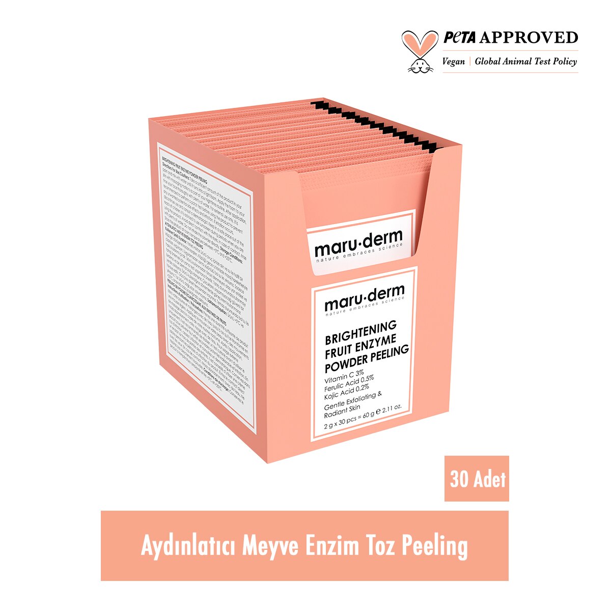  MARUDERM MARUDERM Maruderm Aydınlatıcı Toz Peeling 60 GR  1 of 2 