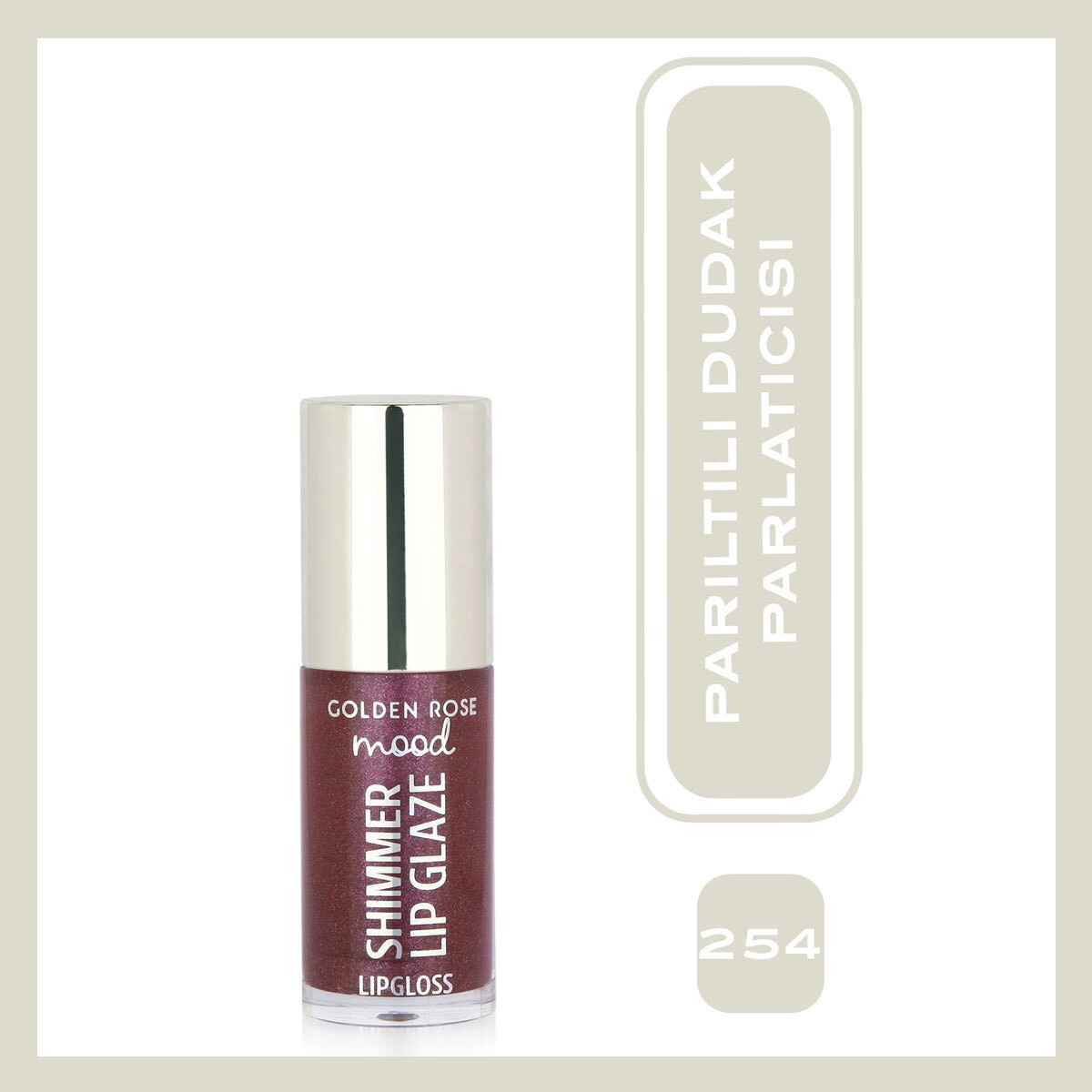 GOLDEN ROSE GOLDEN ROSE Golden Rose Mood Shimmer Dudak Parlatıcısı No: 254 Berry Spark 1 of 3