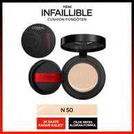  LOREAL PARIS LOREAL PARIS EXC. L'Oréal Paris Freshwear Cushion Fondöten 24H Air Wear 50  1 of 1 