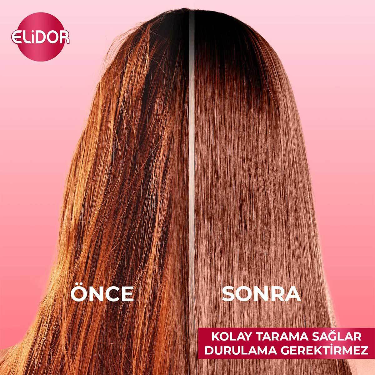  ELİDOR ELİDOR Elidor Sıvı Saç Bakım Sütü Brezilya Keratin Terapisi Hidrolize Keratin Marula Yağı E Vitamini 200 ml  1 of 11 