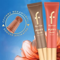 FLORMAR FLORMAR Flormar Puffy Liquid Aydınlık Bitişli Sünger Aplikatörlü Likit Kontür 004 Wish 1 of 8