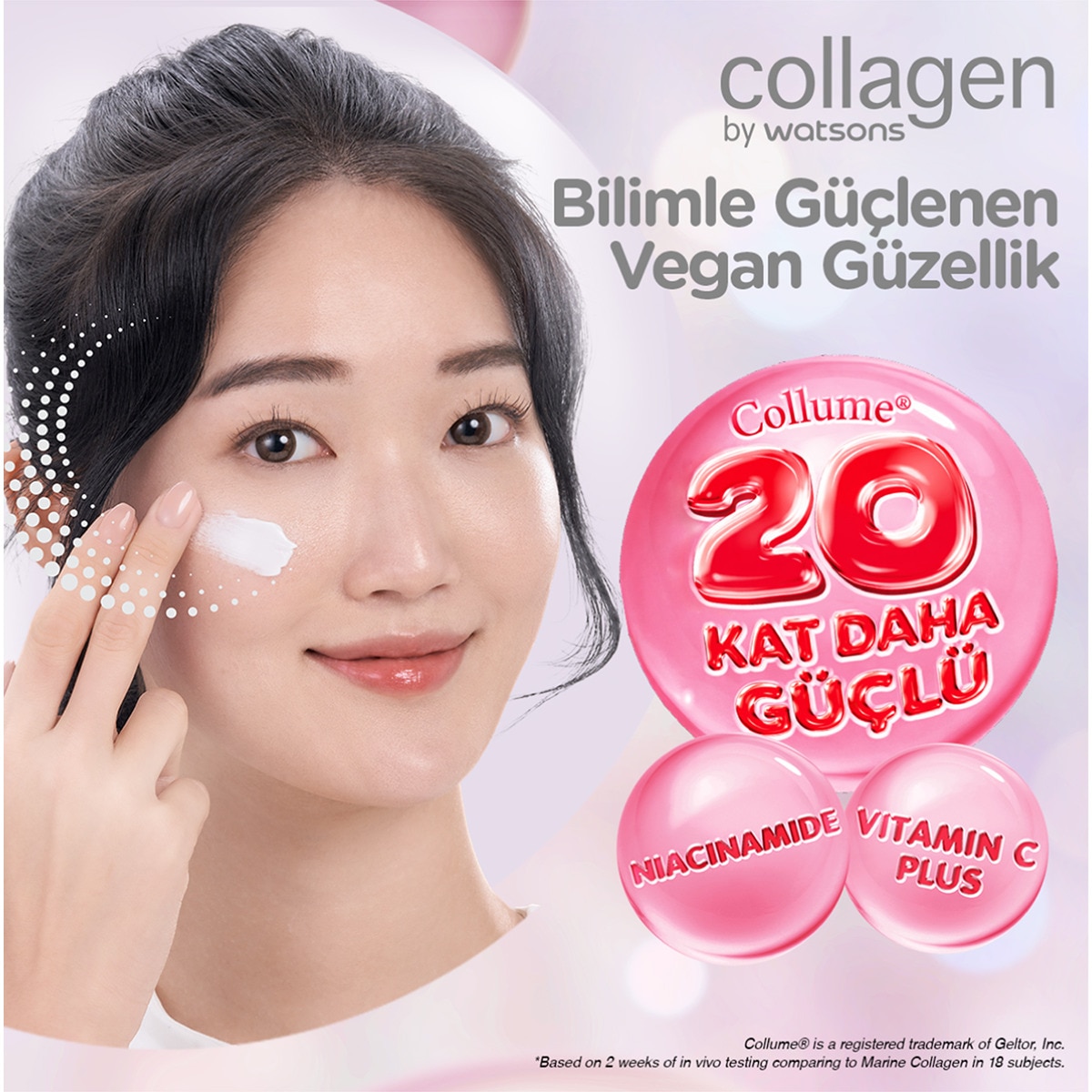  COLLAGEN BY WATSONS COLLAGEN BY WATSONS Collagen By Watsons White Regeneration Aydınlatıcı Yüz Güneş Koruyucu Losyon SPF50 PA++++ 50 ml  1 of 3 
