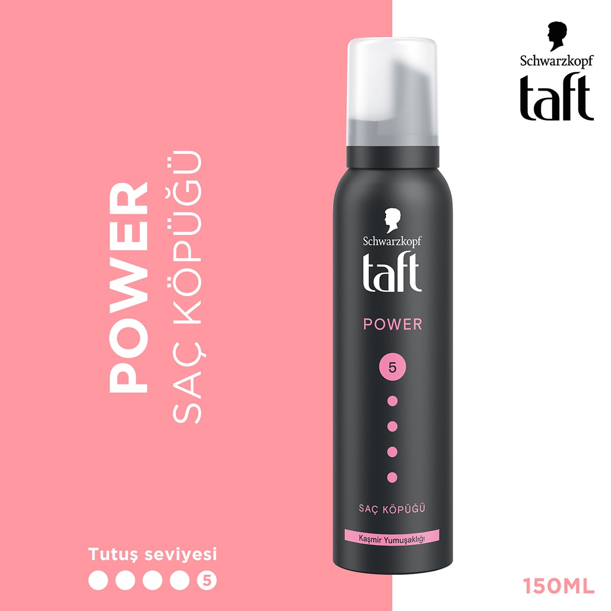  TAFT TAFT Taft Saç Köpüğü Power Cashmere 150 ml  1 of 5 