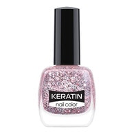  GOLDEN ROSE GOLDEN ROSE Golden Rose Keratin Glitter Oje No: 410  1 of 3 