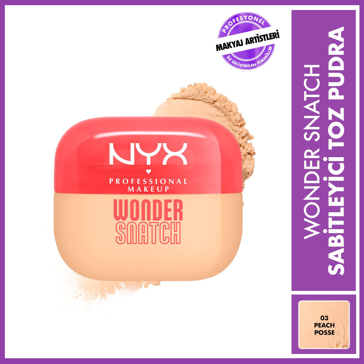 NYX NYX Nyx Professional Makeup Wonder Snatch Sabitleyici Pudra Banana Brat 1 of 10