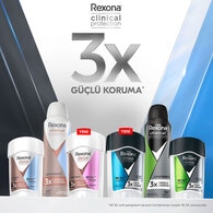 Rexona Men Clinical Protection Erkek Stick Deodorant Clean Scent 3x Güçlü Koruma 45 ml